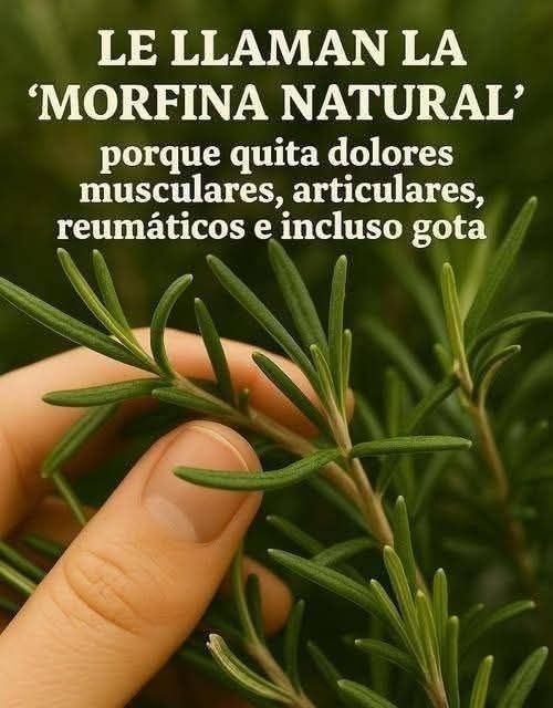 Ramas de romero en tono verde destacando sus hojas aromáticas