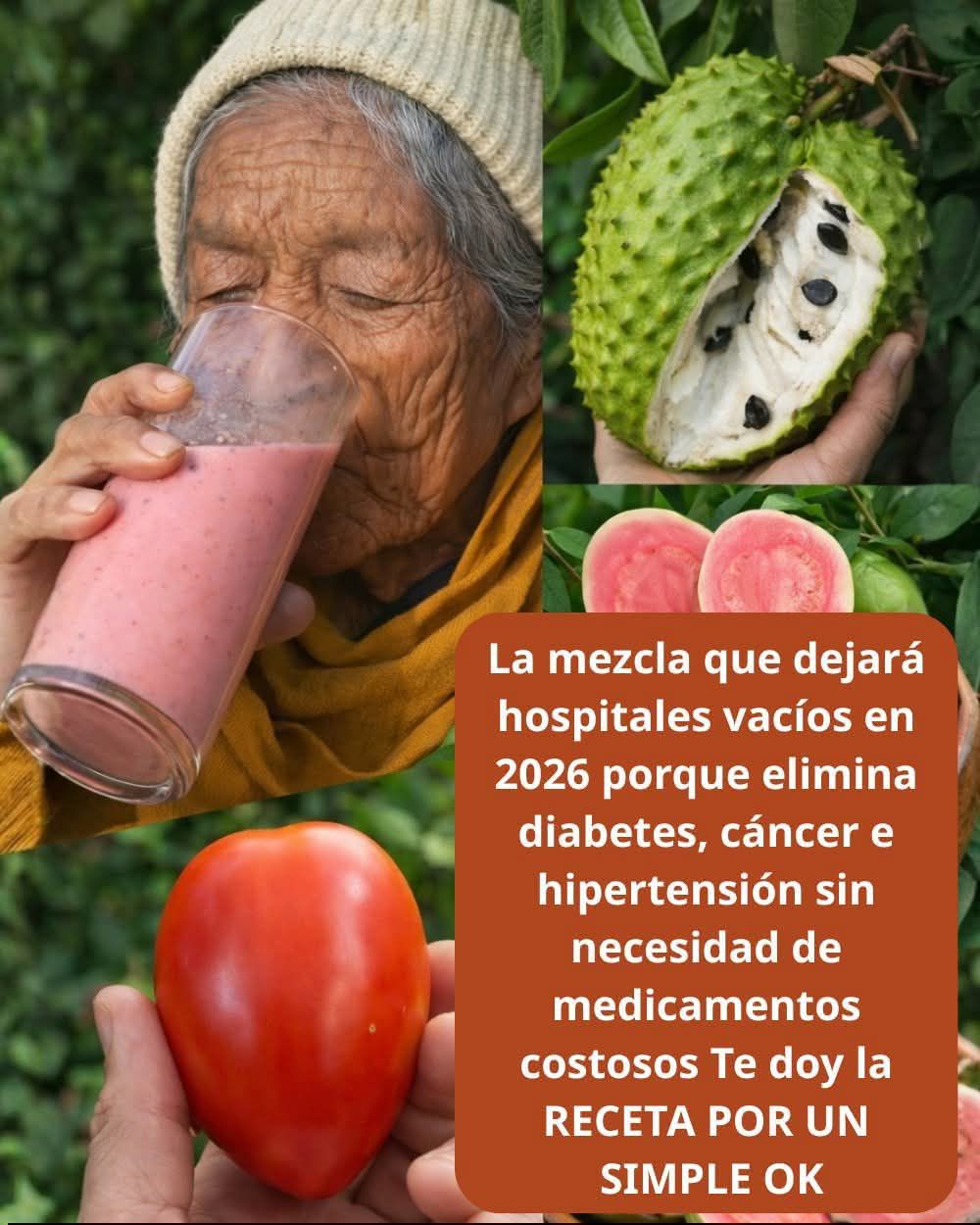 Jugo de guanabana tomate y guayaba